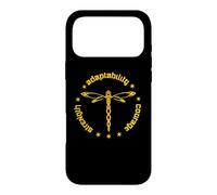 Tribal Dragonfly Attributes Totem Spiketail Yellow Case for iPhone 17 Pro Max