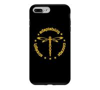 Tribal Dragonfly Attributes Totem Spiketail Yellow Case for iPhone 7 Plus/8 Plus