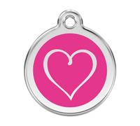 Tribal Heart Hot Pink - Large