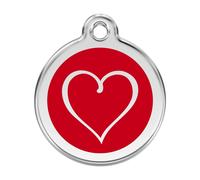 Tribal Heart Red - Large