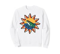 Tribal Mandala with Tropical Flowers Sweatshirt