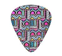 Tribal Navajo Pattern 12-Pack Guitar Picks, Includes Thin, Medium & Heavy Gauges 3 Sizes for Guitar Electric Acoustic Picks