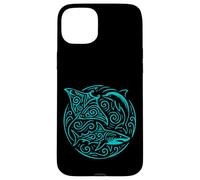 Tribal Ocean Circle Manta Ray Dolphin Shark Sea Lover Case for iPhone 15 Plus
