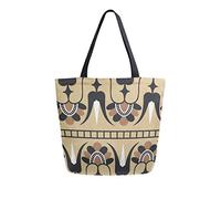 Tribal Pattern Design Canvas Tote Bag Tote Carrying Bag Shoulder Bag for Shopping Travel bag Reusable Grocery Bags