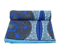 Tribal Print Fabric 6 Yard Polyester Bright and Colorful Pattern Multifunctional African Style Wax Print Fabric for Clothes