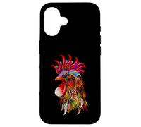 Tribal Rooster Chicken Head Case for iPhone 16