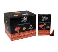 Tribal Soul Backflow Incense Cones - White Copal For Cleansing & Harmony