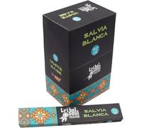 Tribal Soul Incense Sticks 12 Pack with JRose Burner - Aromatic Smudge Sticks for Meditation, Relaxation & Home Fragrance - Choose from 10 Fragrances (White Sage)