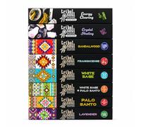 Tribal Soul Incense Sticks Gift Set, 8 Packs, White Sage, Palo Santo, Sandalwood, Frankincense, Lavender, Energy Clearing, Meditation