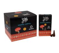 Tribal Soul White Copal Backflow Incense Cones Single Packet