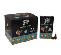 Tribal Soul White Sage 10 Jumbo Backflow Incense Cones Aromatherapy