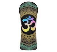 Tribal-style Mysterious Mandala Golf Head Covers Premium Leather Accessories with Number Tags for Driver, Woods and Hybrid cover para carro de golf
