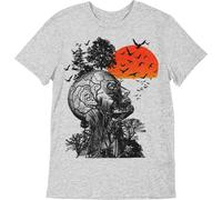 Tribal T-Shirts Alan Human Tree Hangover T Shirt (Large, Light Grey)