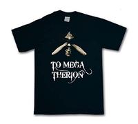 Tribal T-Shirts Aleister Crowley to Mega Therion T-Shirt (Medium) Black