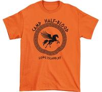 Tribal T-Shirts Camp Half Blood T Shirt - Unisex Adults & Kids - Inspired by Percy Jackson (XL, Orange)