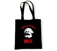 Tribal T-Shirts Karl Marx Worker's of the World Unite Shopping/Shoulder Bag