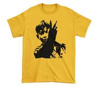 Tribal T-Shirts Kes T-Shirt Featuring Billy Casper from The Iconic Ken Loach Movie L/Yellow