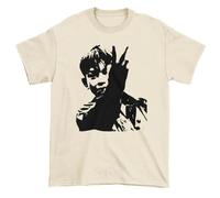 Tribal T-Shirts Kes T-Shirt Featuring Billy Casper from The Iconic Ken Loach Movie XXL/Cream