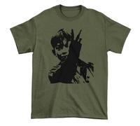 Tribal T-Shirts Kes T-Shirt Featuring Billy Casper, M/Khaki