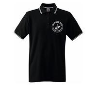 Tribal T-Shirts Northern Soul It'll Never Be Over for Me Men's Tipped Polo T-Shirt (XL, Black)