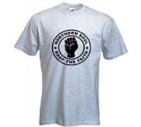 Tribal T-Shirts Northern Soul - Keep The Faith T-Shirt - Light Grey - XXXL