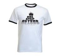 Tribal T-Shirts One Step Beyond Mens Ska T-Shirt (Small, White)