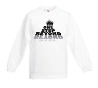 Tribal T-Shirts One Step Beyond Ska Children's Toddler Kids Sweatshirt Jumper (3 to 4, White)