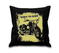 Tribal T-Shirts Ride Your Way Biker 18" x 18" Filled Sofa Throw Cushion