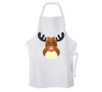 Tribal T-Shirts Rudolph The Red Nosed Reindeer Chef's Kitchen Apron