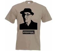 Tribal T-Shirts William Burroughs T-Shirt - Khaki - XL
