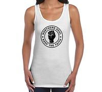 Tribal T-Shirts Womens Northern Soul Keep The Faith Vest Vest Top (Medium, White)