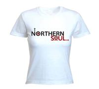 Tribal T-Shirts Womens Northern Soul Logo T-Shirt (XL (Dress Size 16), White)