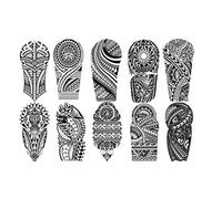 Tribal Tattoos Maori Design Tattoos Men Tattoos 10 Sheets Set