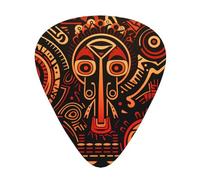 Tribal vector texture Guitar paddles, bass guitar, electric guitar or Hawaii four strings (12 packs, thin, medium, heavy)