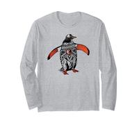 Tribal Yin Yang Penguin Long Sleeve T-Shirt