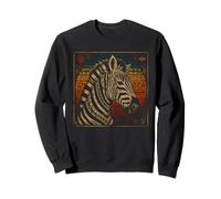 Tribal Zebra Wild Soul Safari Animal Sweatshirt