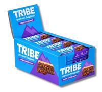 TRIBE Protein Flapjacks - Choc Hazelnut - Great-Tasting Natural Plant Energy - Vegan, Dairy Free & Gluten Free (12 x 50g Bars)