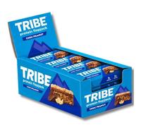 TRIBE 3-Layered Protein Flapjacks - Choc Peanut - Great-Tasting Natural Energy - Vegan, Dairy Free & Gluten Free (12 x 50g Bars)