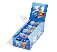 TRIBE 3-Layered Protein Flapjacks - Choc Peanut - Great-Tasting Natural Energy - Vegan, Dairy Free & Gluten Free (12 x 50g Bars)