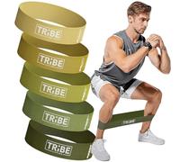 Tribe Lifting Fabric Resistance Bands - Booty Bands for Women & Men - Exercise Bands Set - Workout Bands for Legs & Glutes