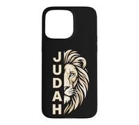 Tribe of Judah Half Face Lion Biblical Case for iPhone 15 Pro Max