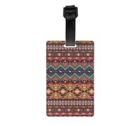 Tribe Print Luggage Identifier Tag Personal Belongings Card Name ID Label Travel Bag Tag