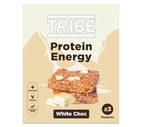 Tribe Protein Energy White Choc Flapjacks 3 x 38g