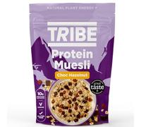 TRIBE Protein Muesli - Choc Hazelnut - Great-Tasting Natural Plant Energy - High Fibre, Vegan, Gluten-Free & Dairy-Free (5 x 400g Pouches)