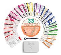 Tribe RN BadgeGuru - 52 Cheat Sheets on 26 Cards - Designed by Nurses, Essential for Nurses & Students - Bonus Digital Access - Vertical
