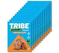 TRIBE x Wildfarmed Vegan Flapjack Bars - Toffee, Pecan & Raisin Oat Bars (36 x 50g Multipack Box) | Healthy Energy Snacks | Source Of Fibre, Natural Ingredients | Sustainable Oats | Breakfast Bars