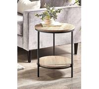 Tribeca Circular Lamp Table Black