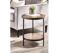 Tribeca Circular Lamp Table Black