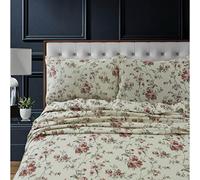Tribeca Living DHFLOSHEETQUMC Deep Pocket Sheet Set, Queen, Dollhouse Floral