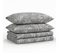 Tribeca Living Twin XL Bed Sheet Set, 300 Thread Count Soft Cotton Sateen, Floral Print with Extra Deep Pockets, 3-Piece Bedding Set, Park Multicolor